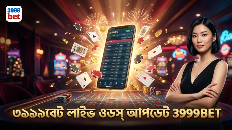৩৯৯৯বেট স্বচ্ছ ও দ্রুত লাইভ ওডস আপডেট প্রদান করে।