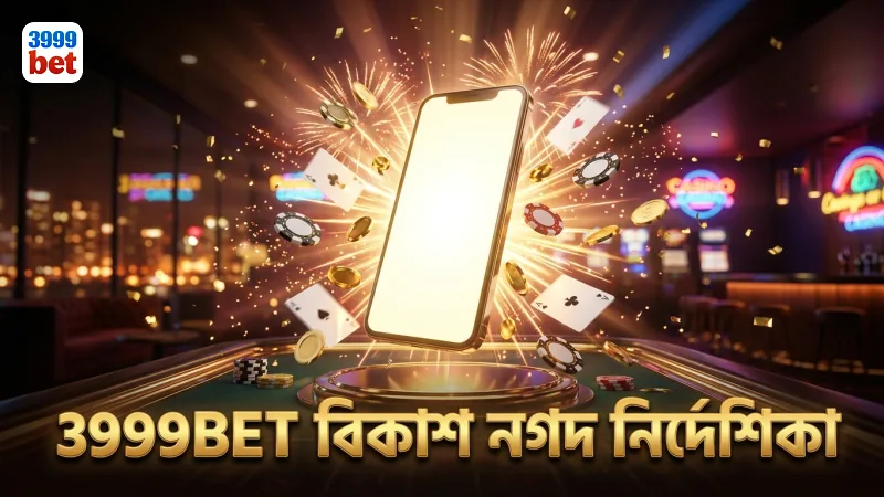 3999BET জমার জন্য বিকাশ ও নগদ ব্যবহার নির্দেশিকা।