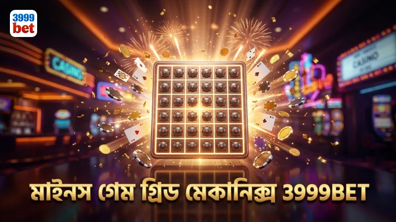 মাইনস গেম গ্রিড মেকানিক্স বুঝতে সাহায্য করে।