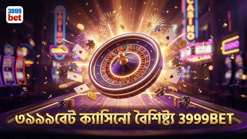৩৯৯৯বেট ক্যাসিনোর বৈশিষ্ট্য ও গেমের বিস্তারিত তথ্য